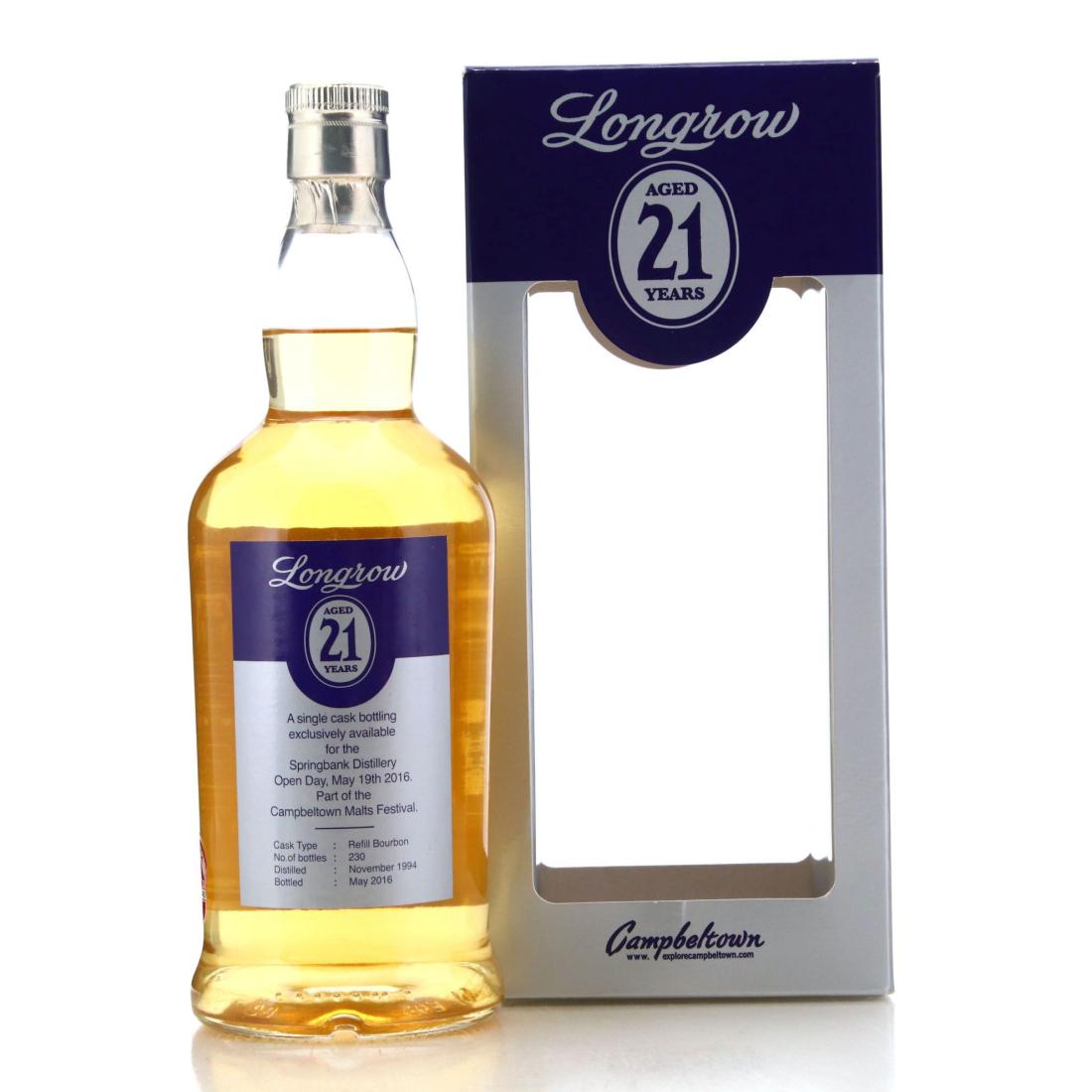 Longrow 1994 Single Cask 21 Year Old
