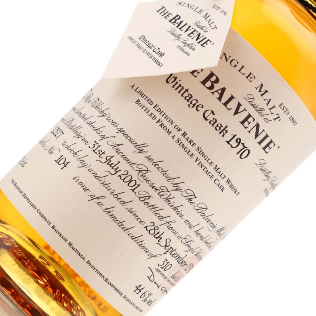 Balvenie 1970 Vintage Cask