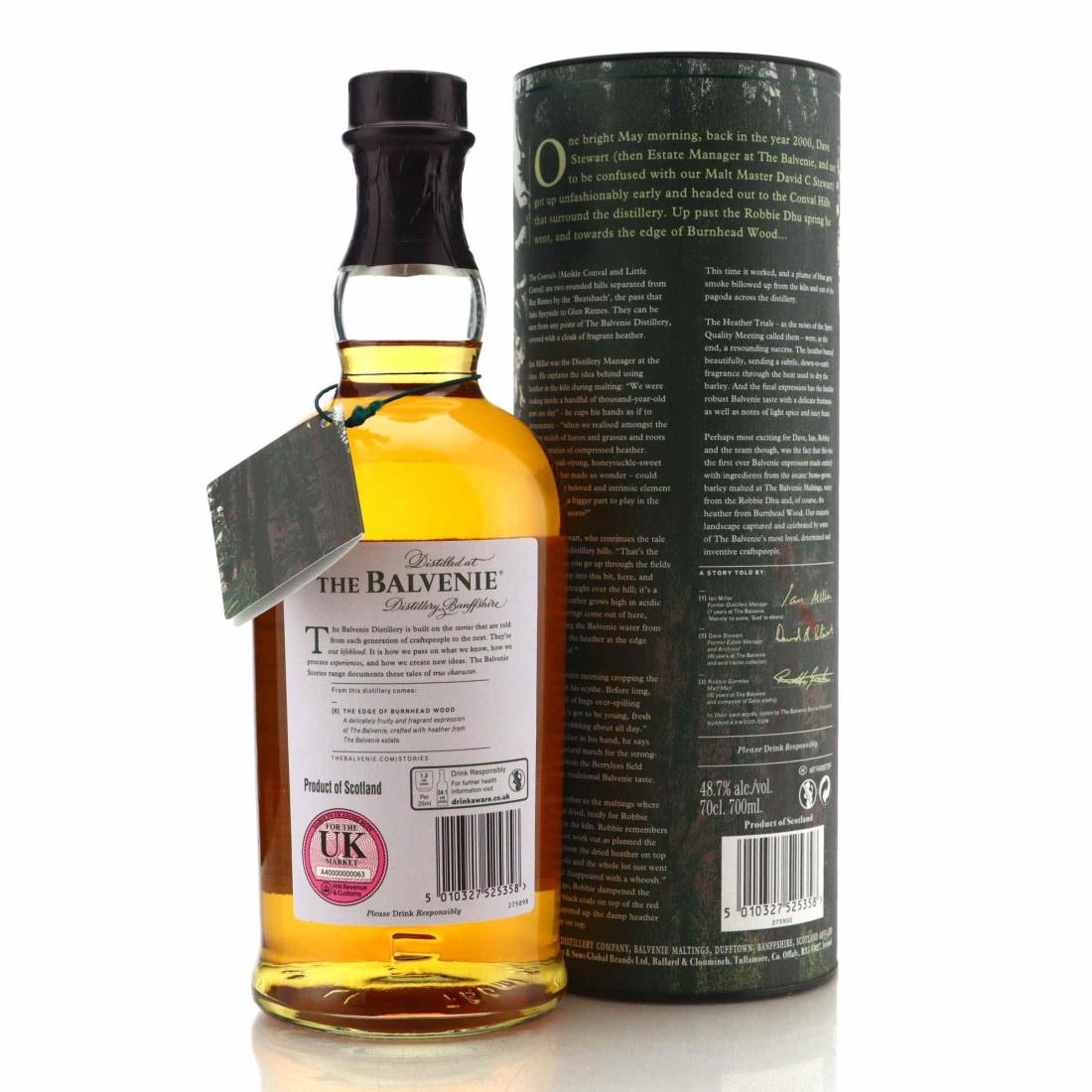 Balvenie The Edge of Burnhead Wood 19 Year Old - Story No.06