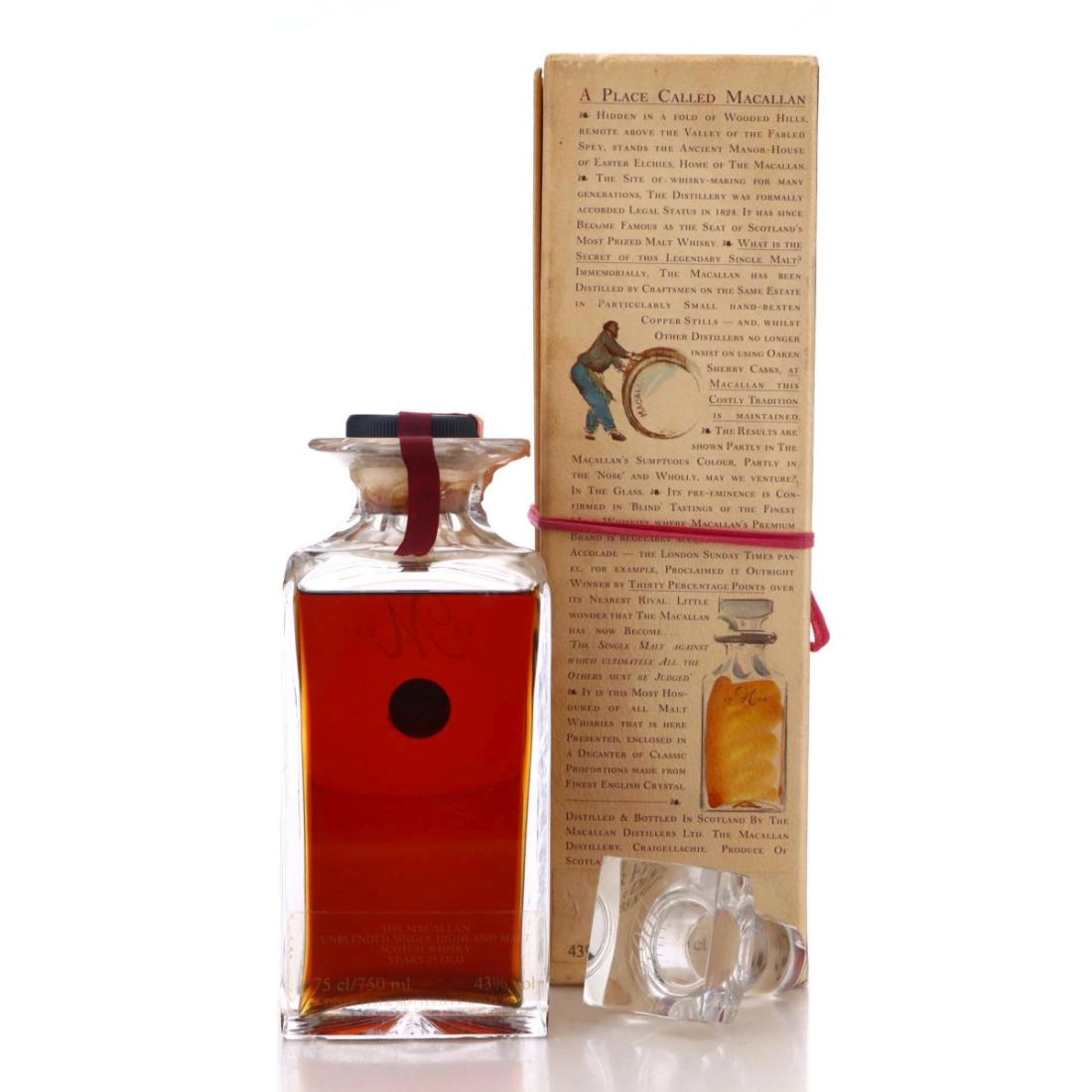 Macallan 1962 25 Year Old - Tudor Crystal Decanter