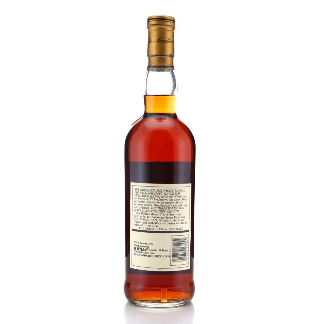 Macallan 1968 18 Year Old