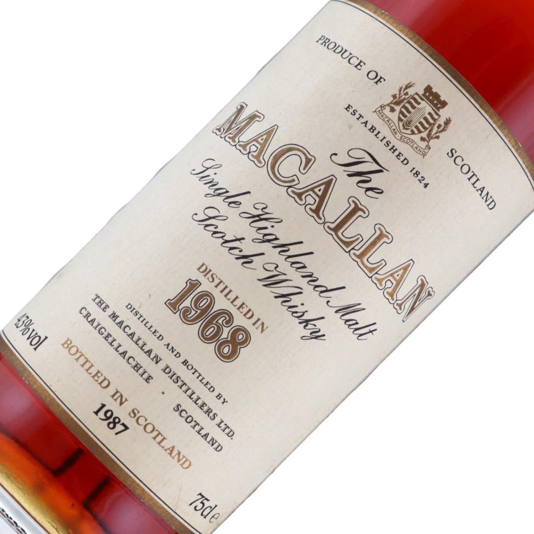 Macallan 1968 18 Year Old