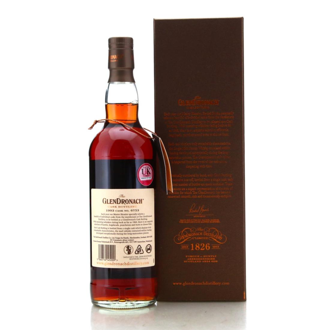 Glendronach 1993 Cask Bottling 30 Year Old