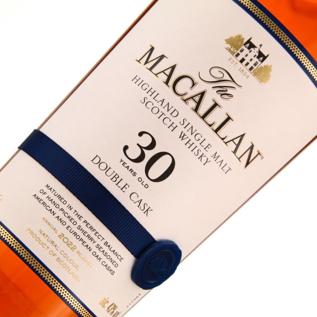 Macallan 30 Year Old Double Cask Annual 2022 Release