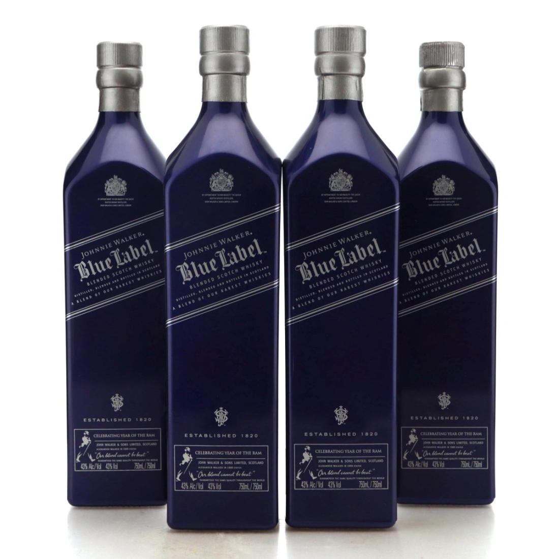 Johnnie Walker Blue Label Year of the Ram - with Suitcase
