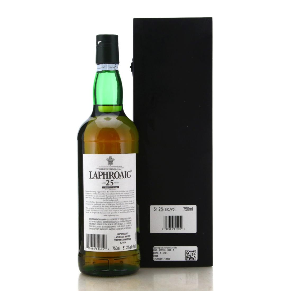 Laphroaig 25 Year Old Cask Strength 2008 Edition