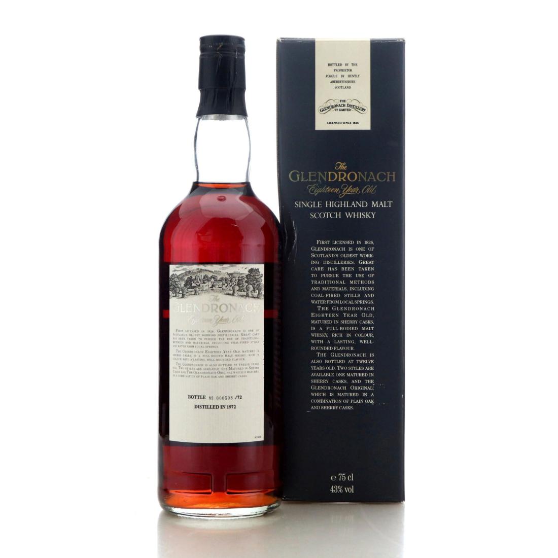 Glendronach 1972 18 Year Old