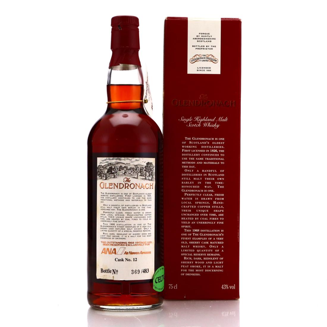 Glendronach 1968 Matured in Sherry Casks 25 Year Old