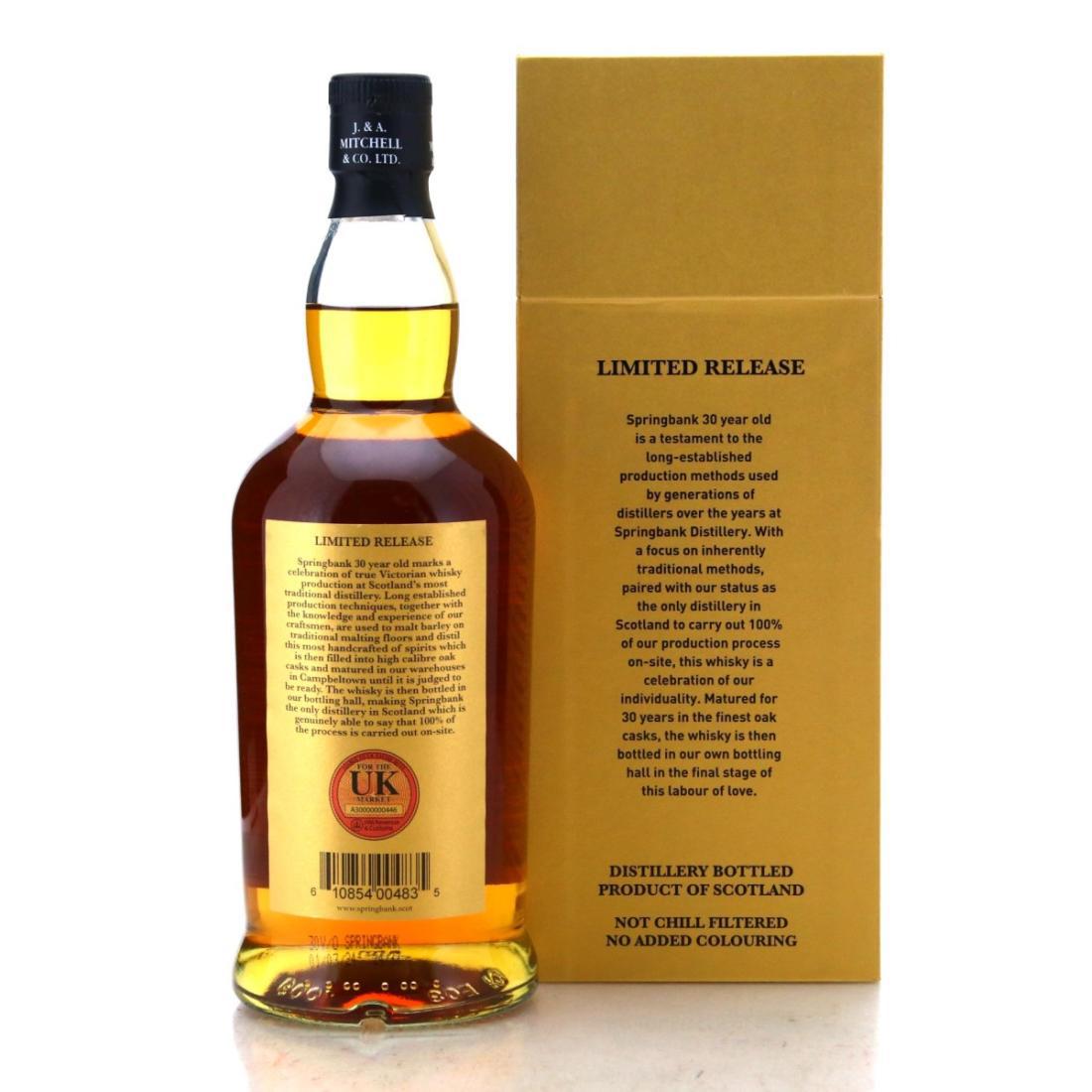 Springbank 30 Year Old 2024 Release