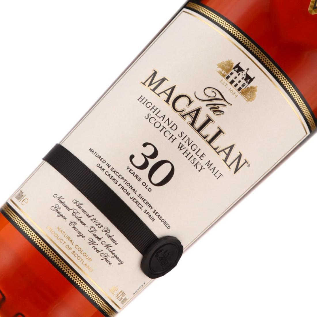 Macallan 30 Year Old Annual 2023 Release