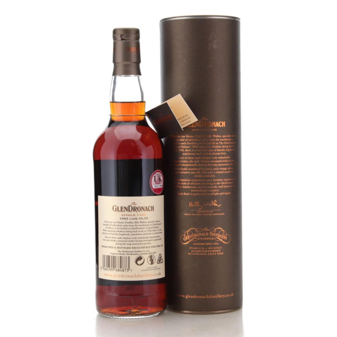 Glendronach 1992 Single Cask 24 Year Old