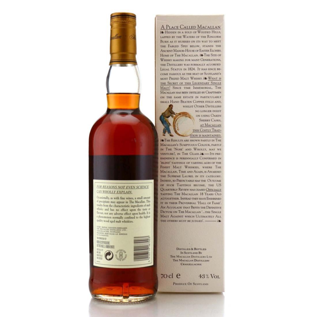 Macallan 1980 18 Year Old