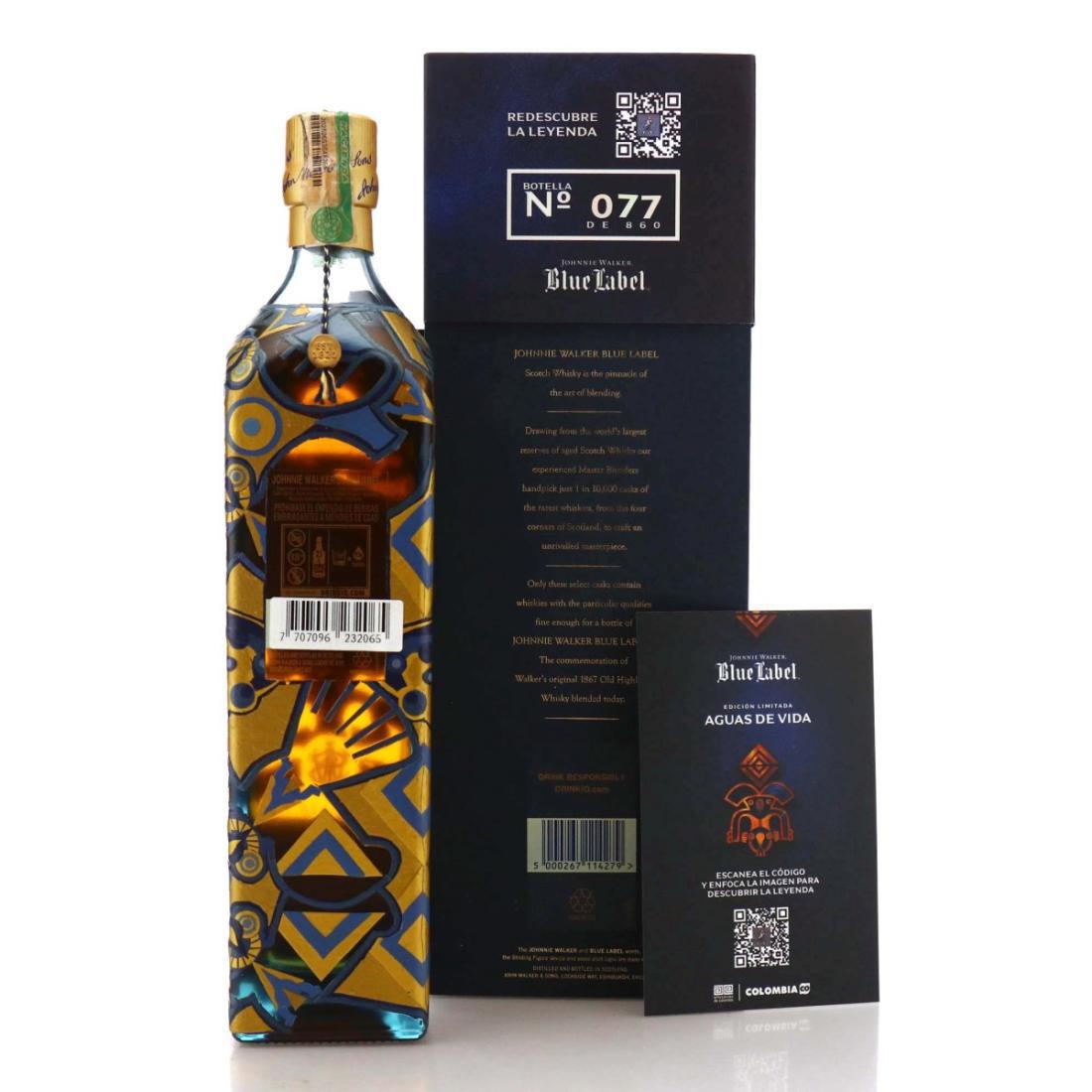 Johnnie Walker Blue Label Edición Limitada Guatavita / Colombia