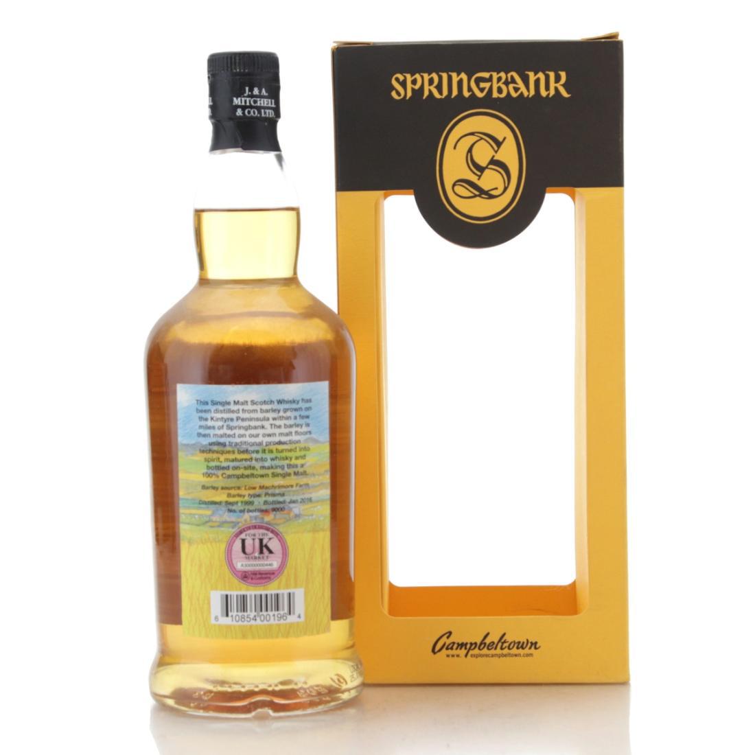 Springbank 1999 Local Barley 16 Year Old