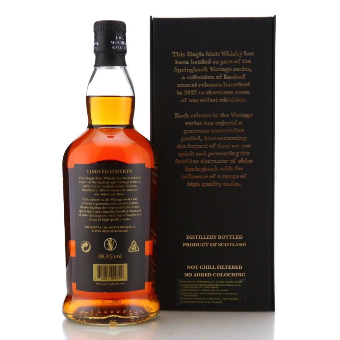 Springbank 1998 Vintage