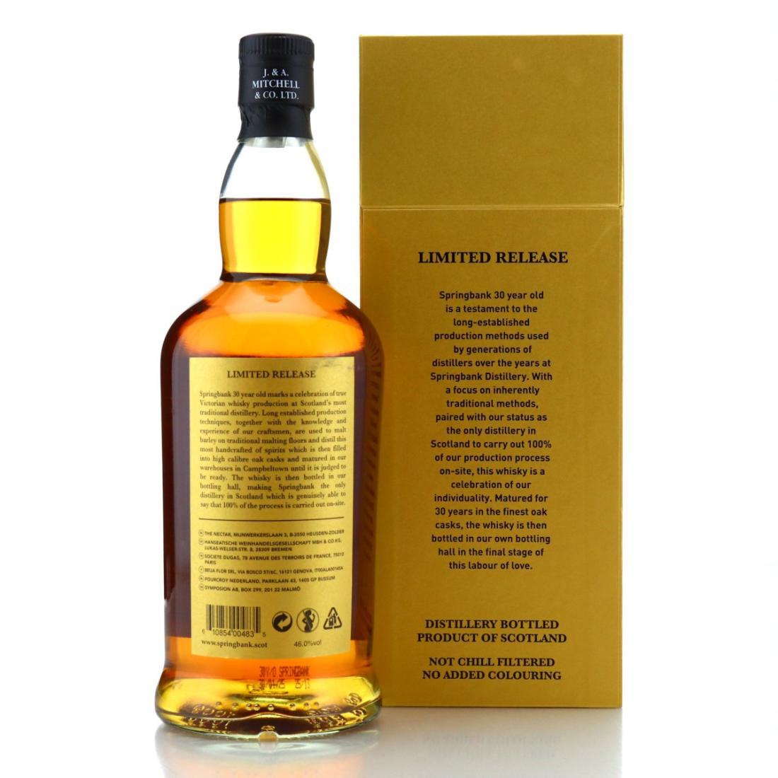 Springbank 30 Year Old