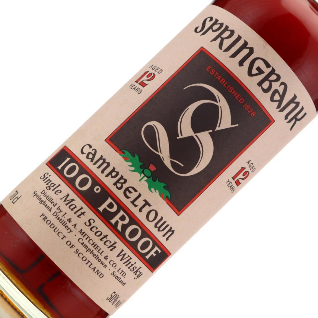 Springbank 100° Proof 12 Year Old