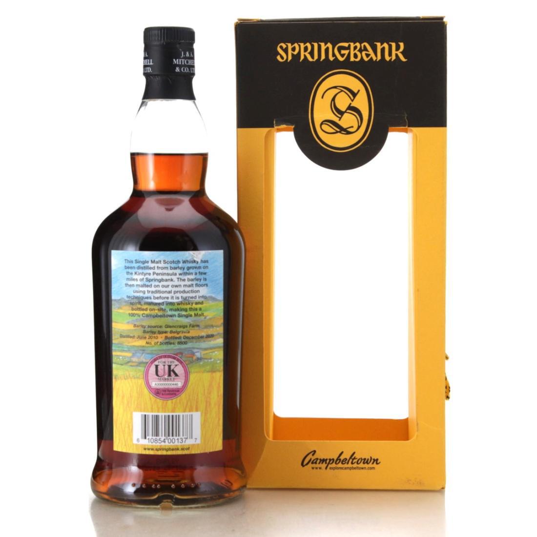Springbank 2010 Local Barley 10 Year Old