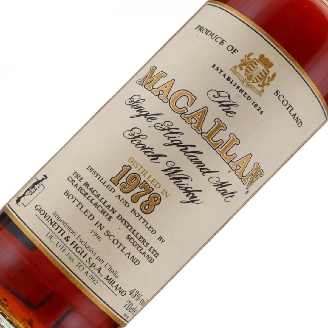 Macallan 1978 18 Year Old