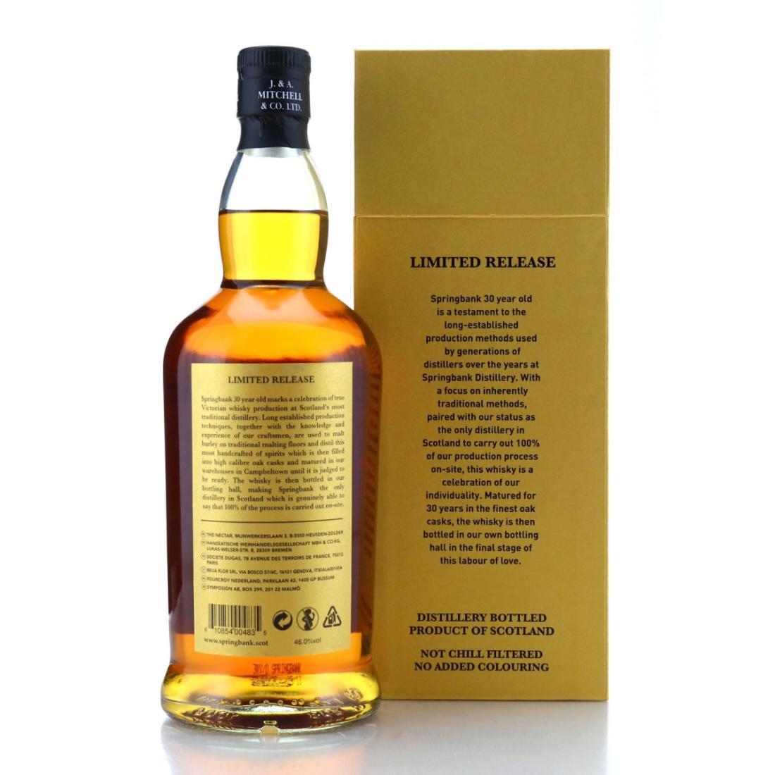 Springbank 30 Year Old