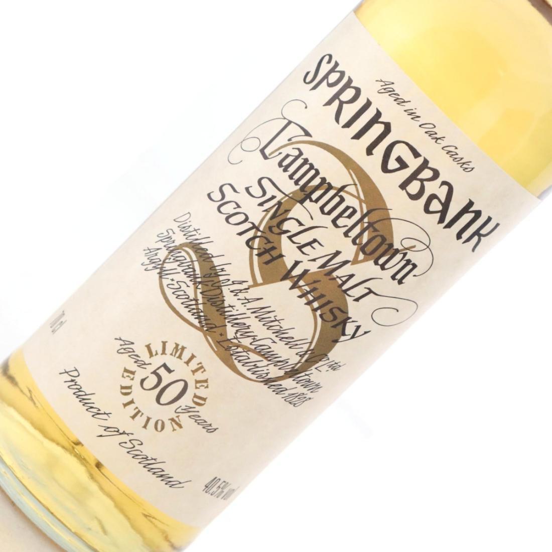 Springbank 50 Year Old Millennium Limited Edition