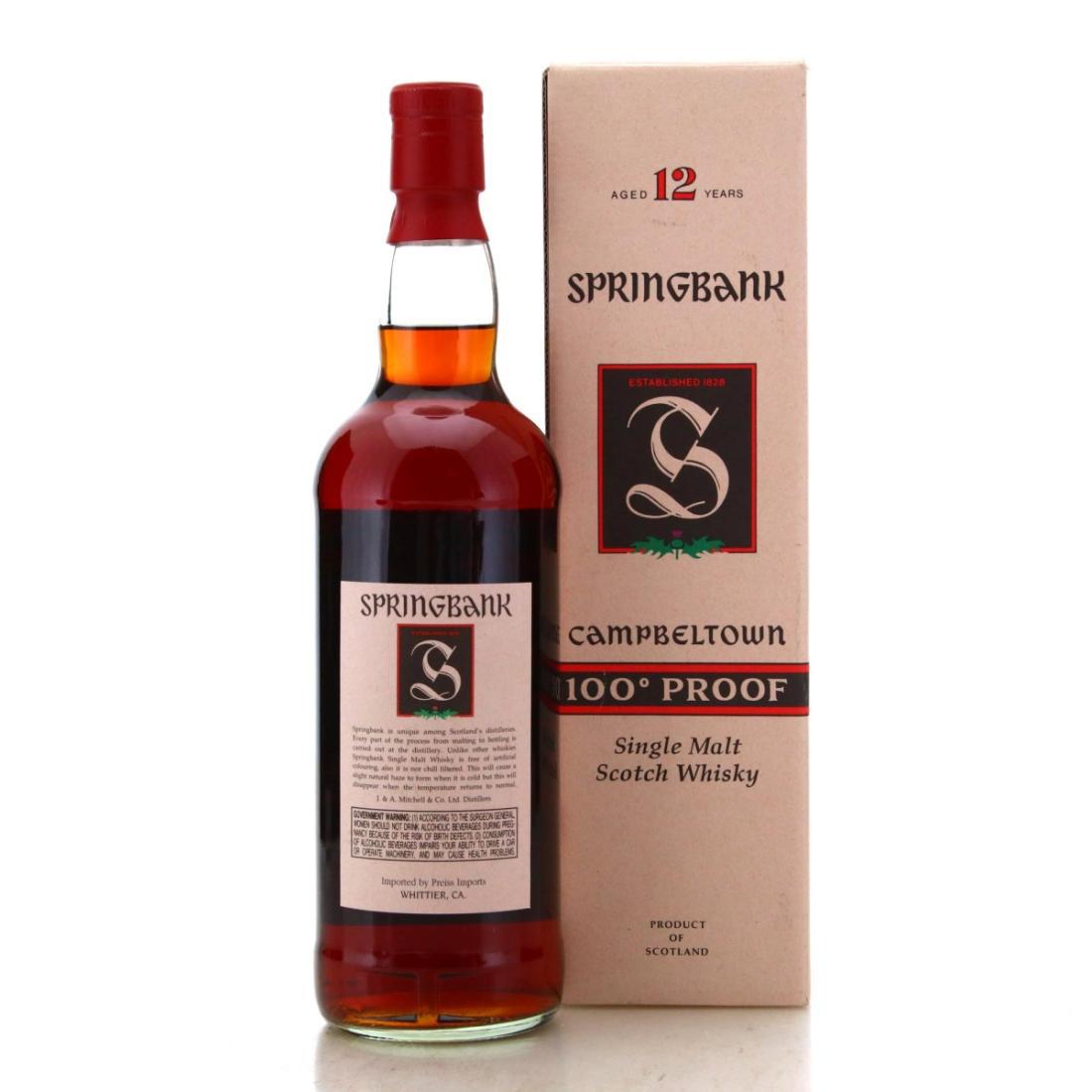 Springbank 12 Year Old 100° Proof 'Green Thistle'