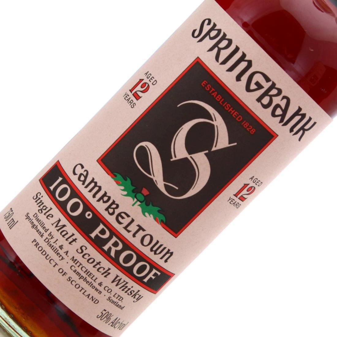 Springbank 12 Year Old 100° Proof 'Green Thistle'