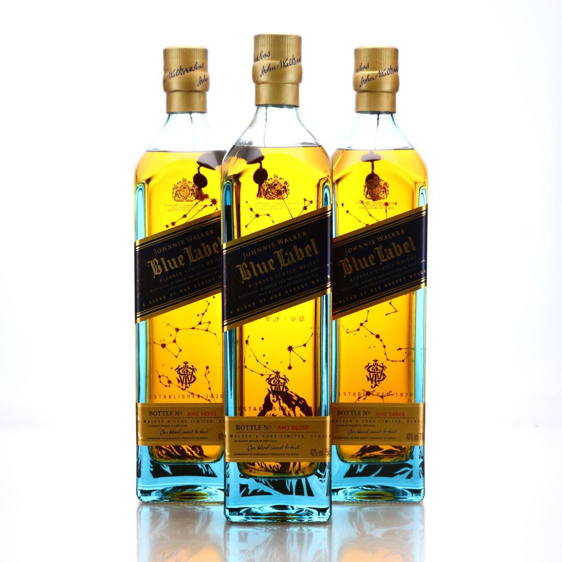 Johnnie Walker Blue Label Limited Astrology Edition 3 x 70cl
