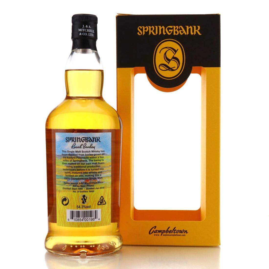 Springbank 1999 Local Barley 16 Year Old