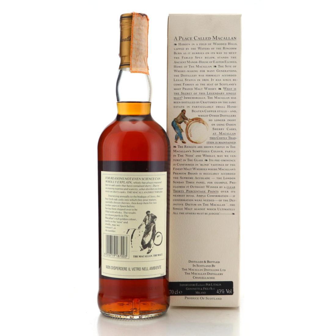 Macallan 1976 18 Year Old