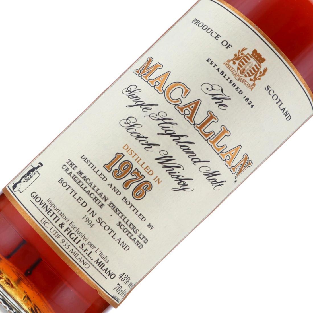 Macallan 1976 18 Year Old