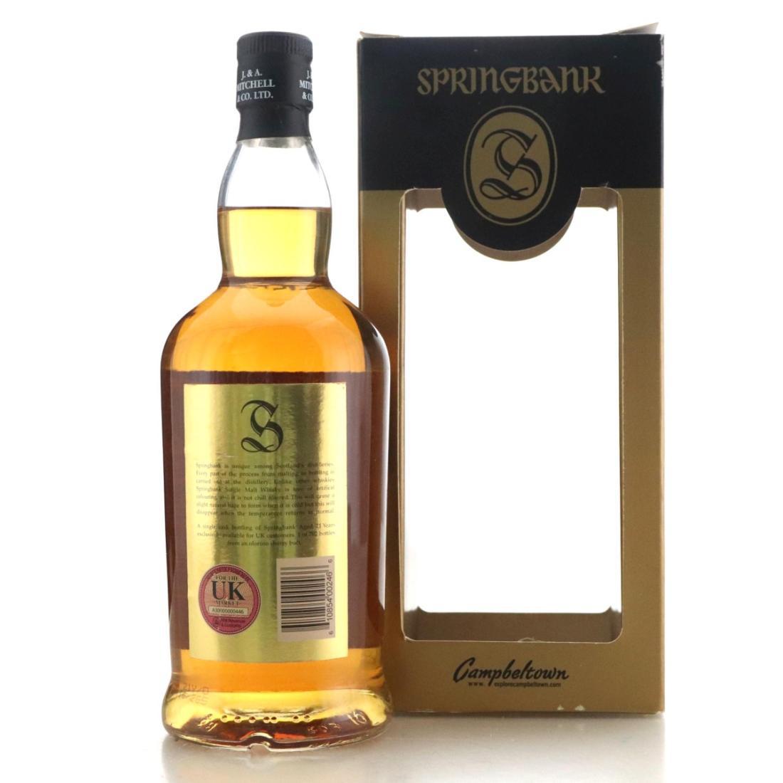 Springbank 21 Year Old Single Cask 2016