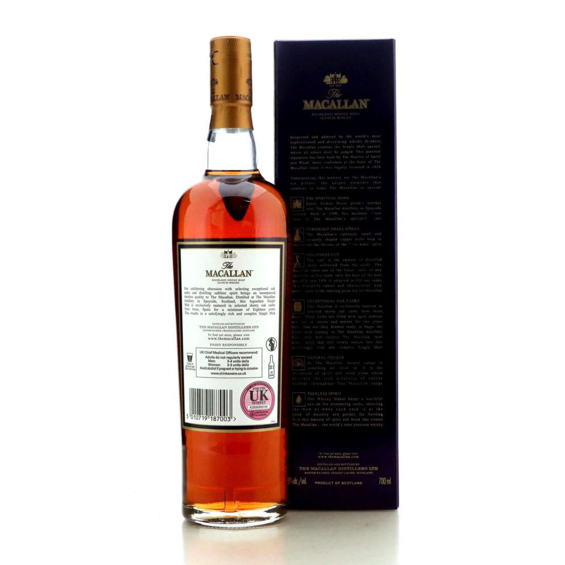 Macallan 1996 18 Year Old