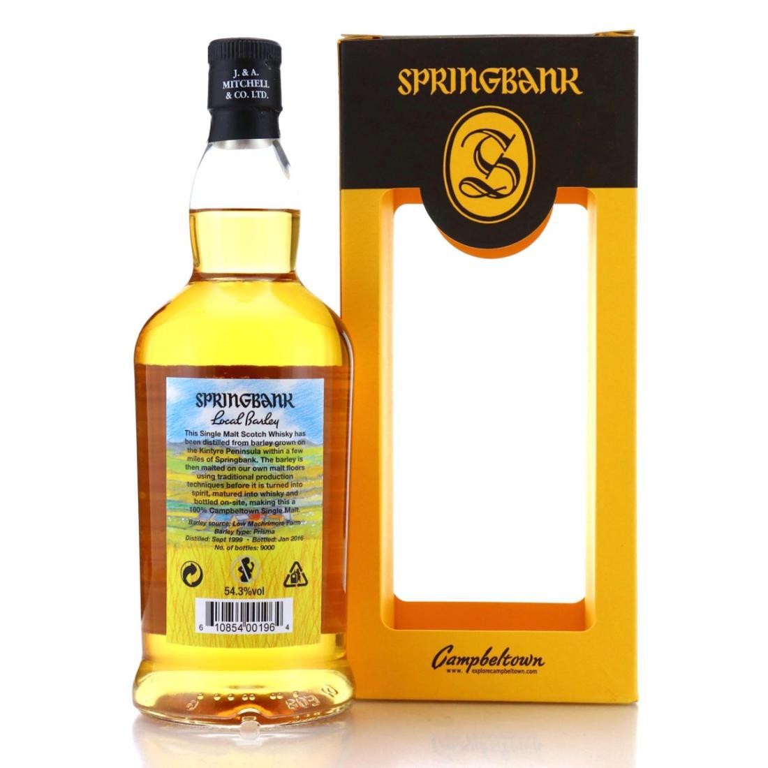 Springbank 1999 Local Barley 16 Year Old