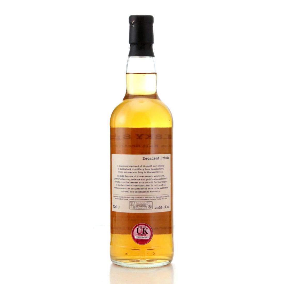 Springbank 1995 Whisky Sponge 26 Year Old Edition No.60b