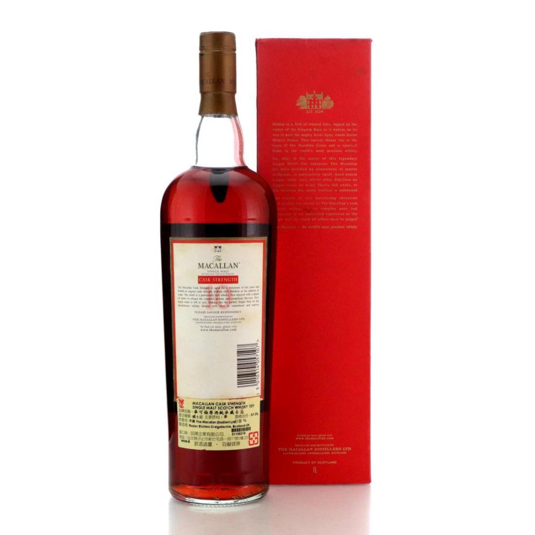 Macallan Cask Strength 10 Year Old Litre