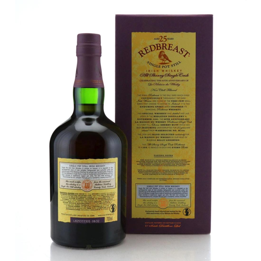 Redbreast 1991 25 Year Old - LMDW 60th Anniversary