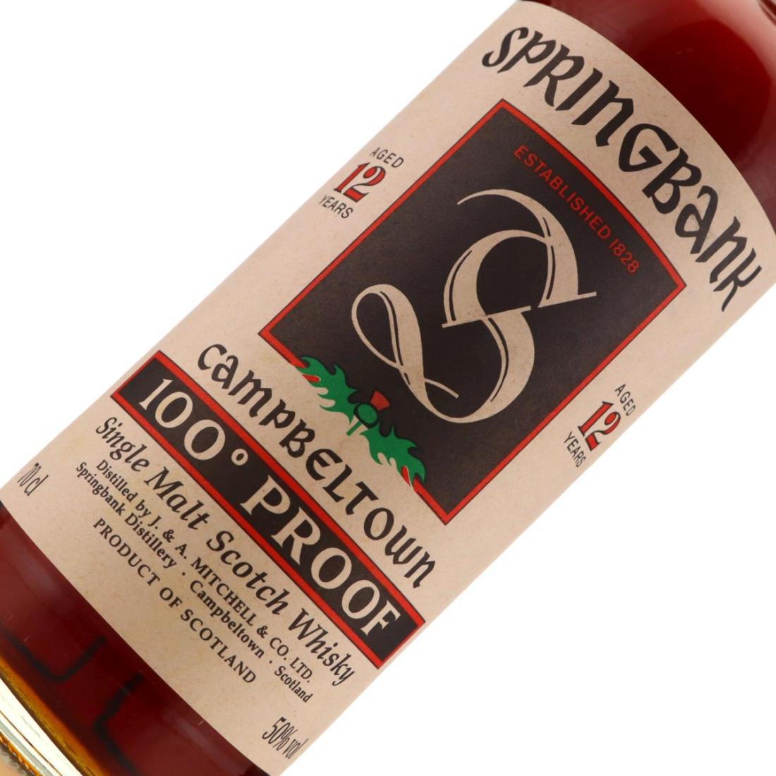 Springbank 100° Proof 12 Year Old
