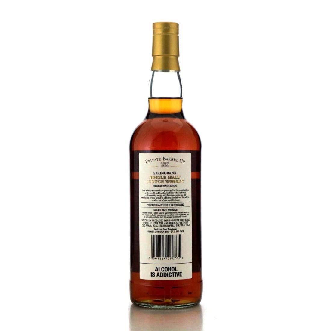 Springbank 23 Year Old Private Barrel Co.