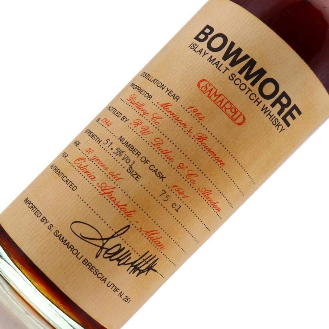 Bowmore 1964 20 Year Old