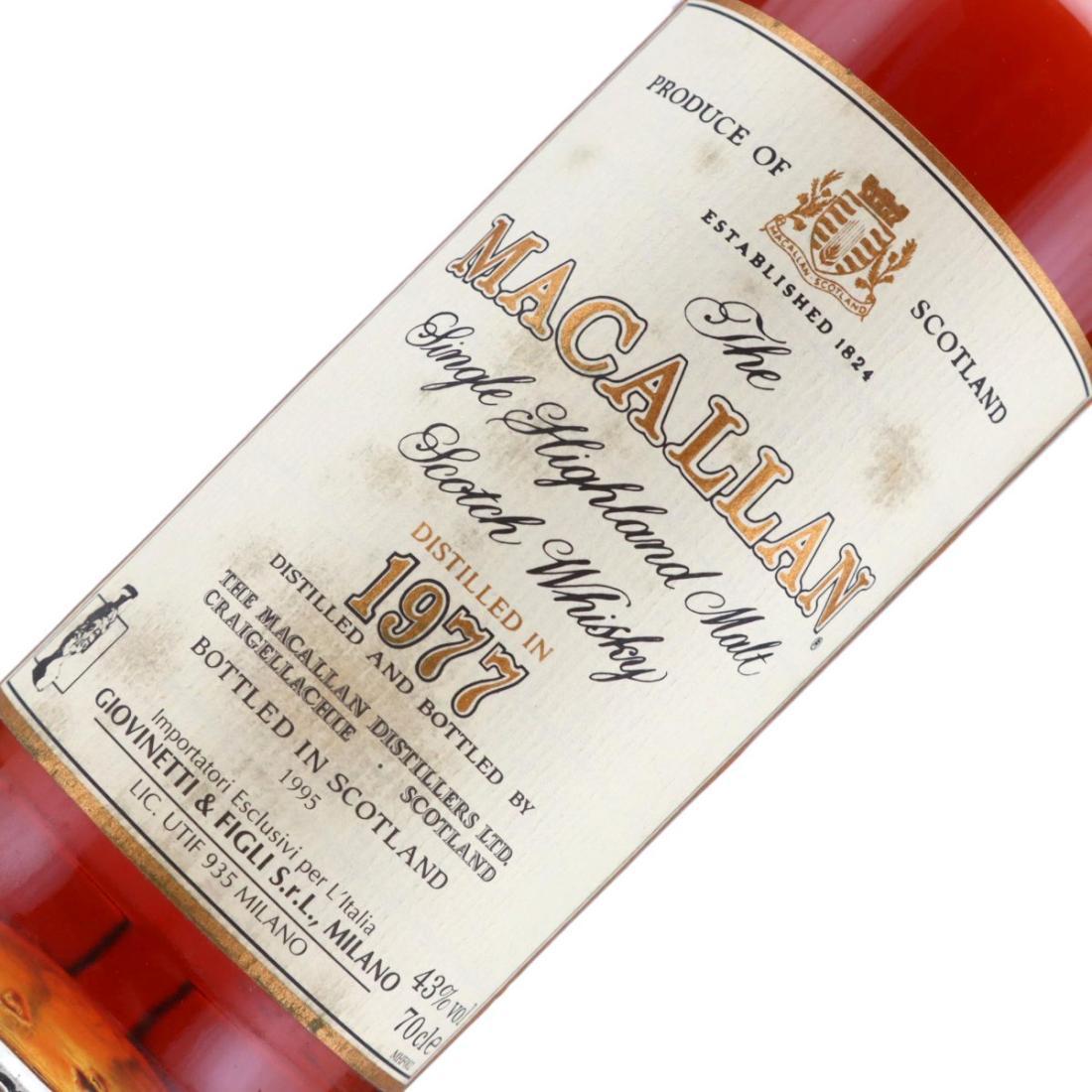 Macallan 1977 18 Year Old