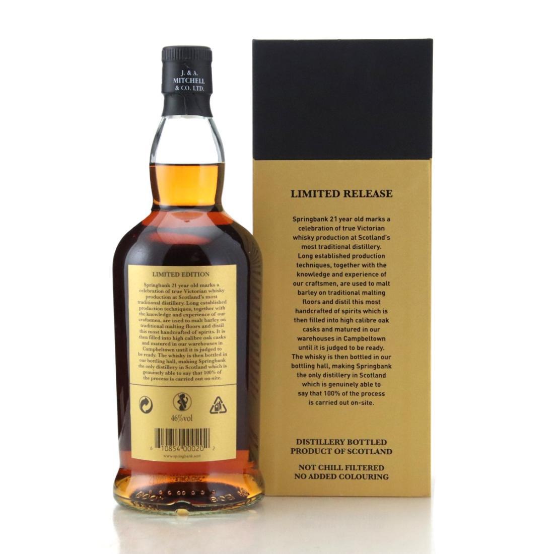 Springbank 21 Year Old