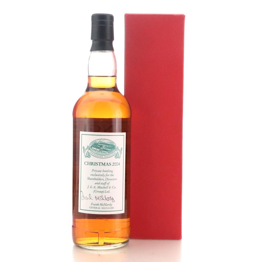 Springbank Madeira Wood Christmas 2004