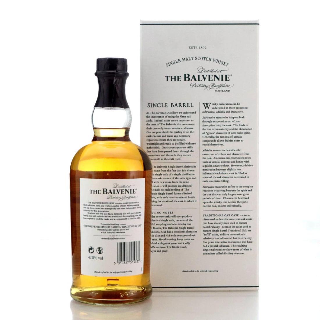 Balvenie 1991 Single Barrel 25 Year Old Traditional Oak