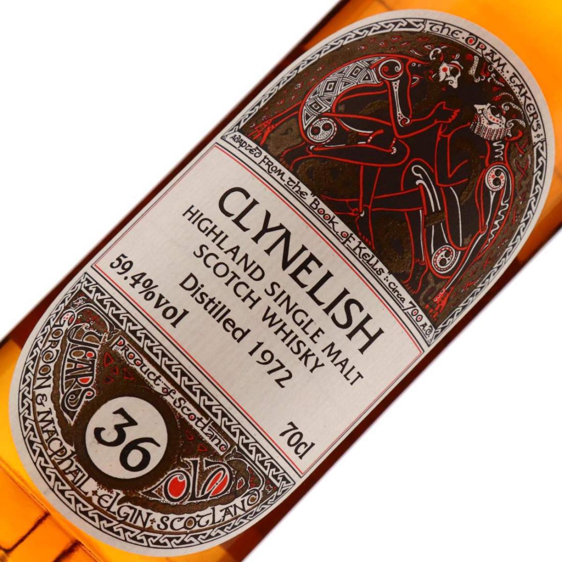 Clynelish 1972 The Book of Kells 36 Year Old