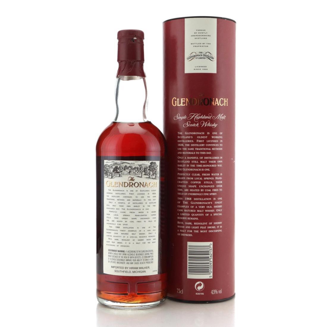 Glendronach 1968 100% Matured in Sherry Casks 25 Year Old