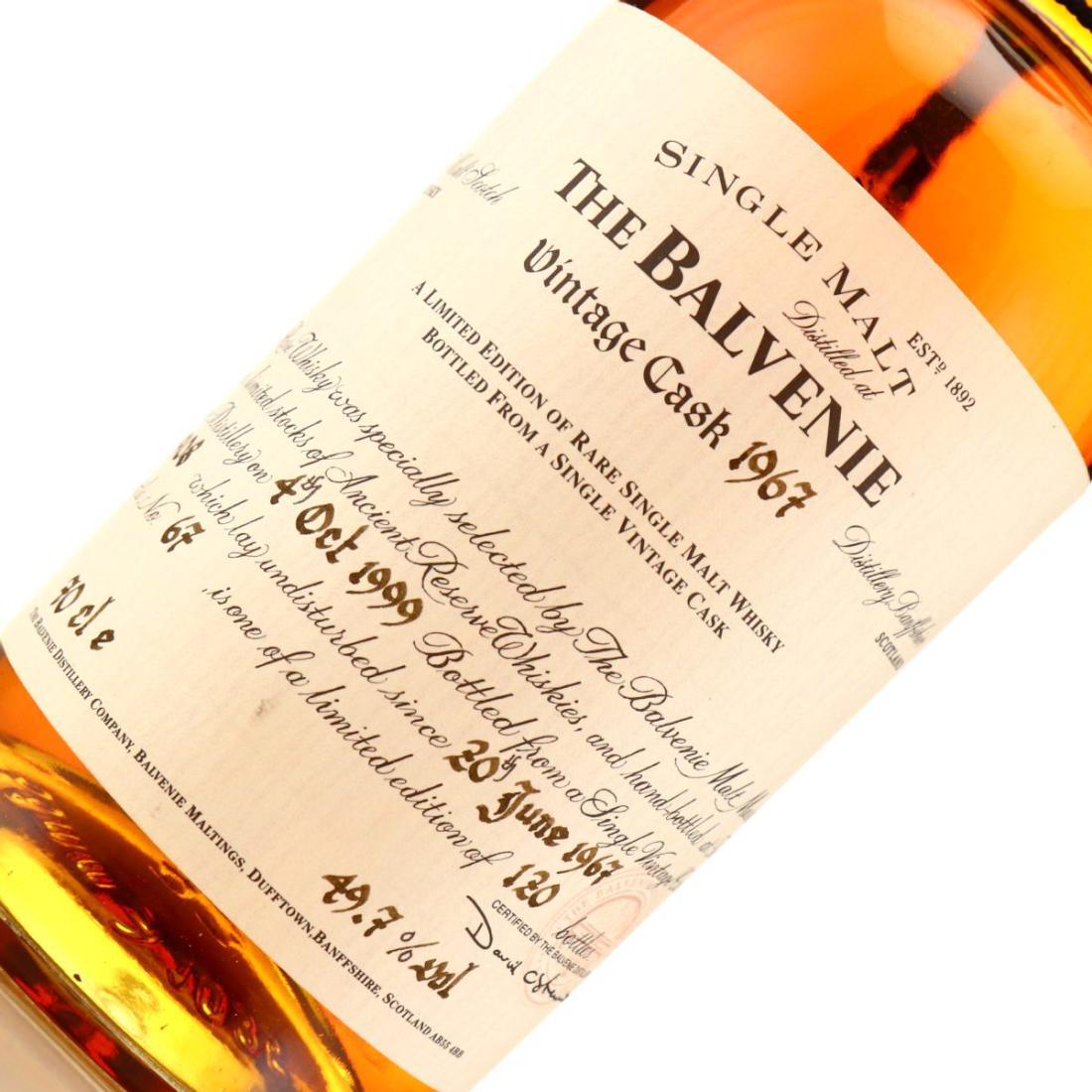 Balvenie 1967 Vintage Cask