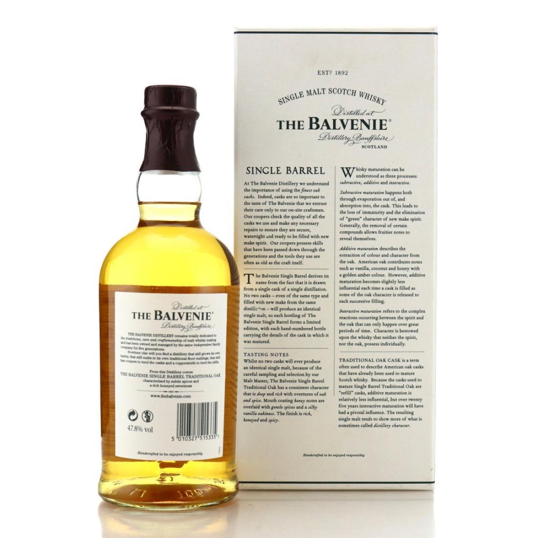 Balvenie 1988 Single Barrel 25 Year Old Traditional Oak