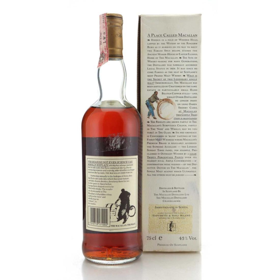 Macallan 1968 18 Year Old