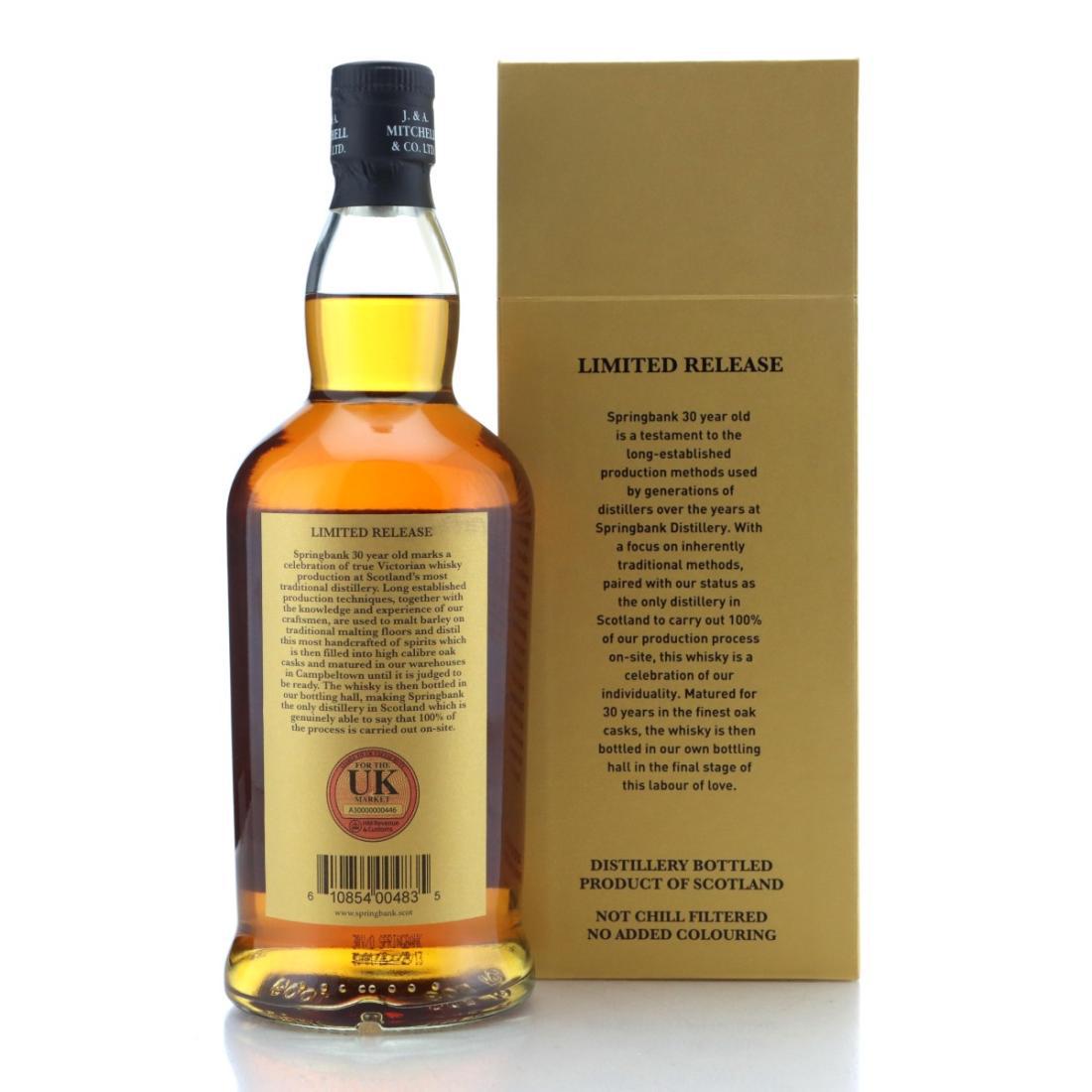 Springbank 30 Year Old